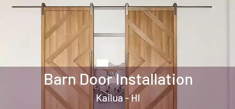  Barn Door Installation Kailua - HI