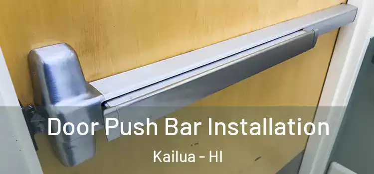 Door Push Bar Installation Kailua - HI