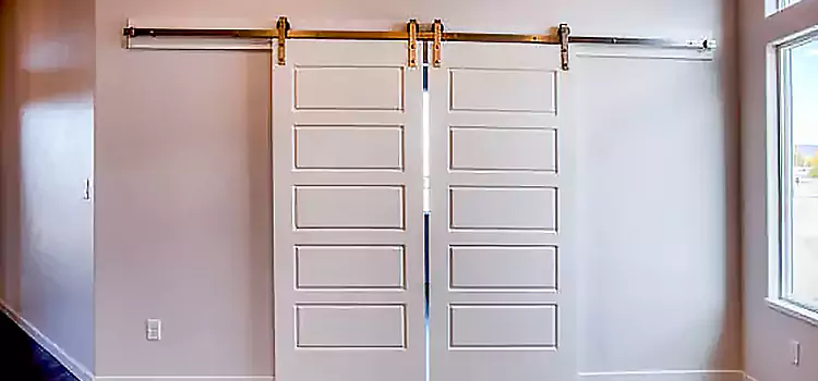 Glass Barn Door with Installation Hardware Kit Kailua